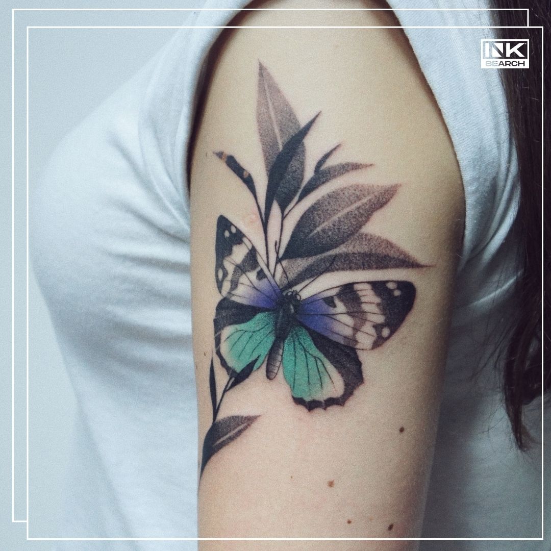 bountyink tatuaż motyl