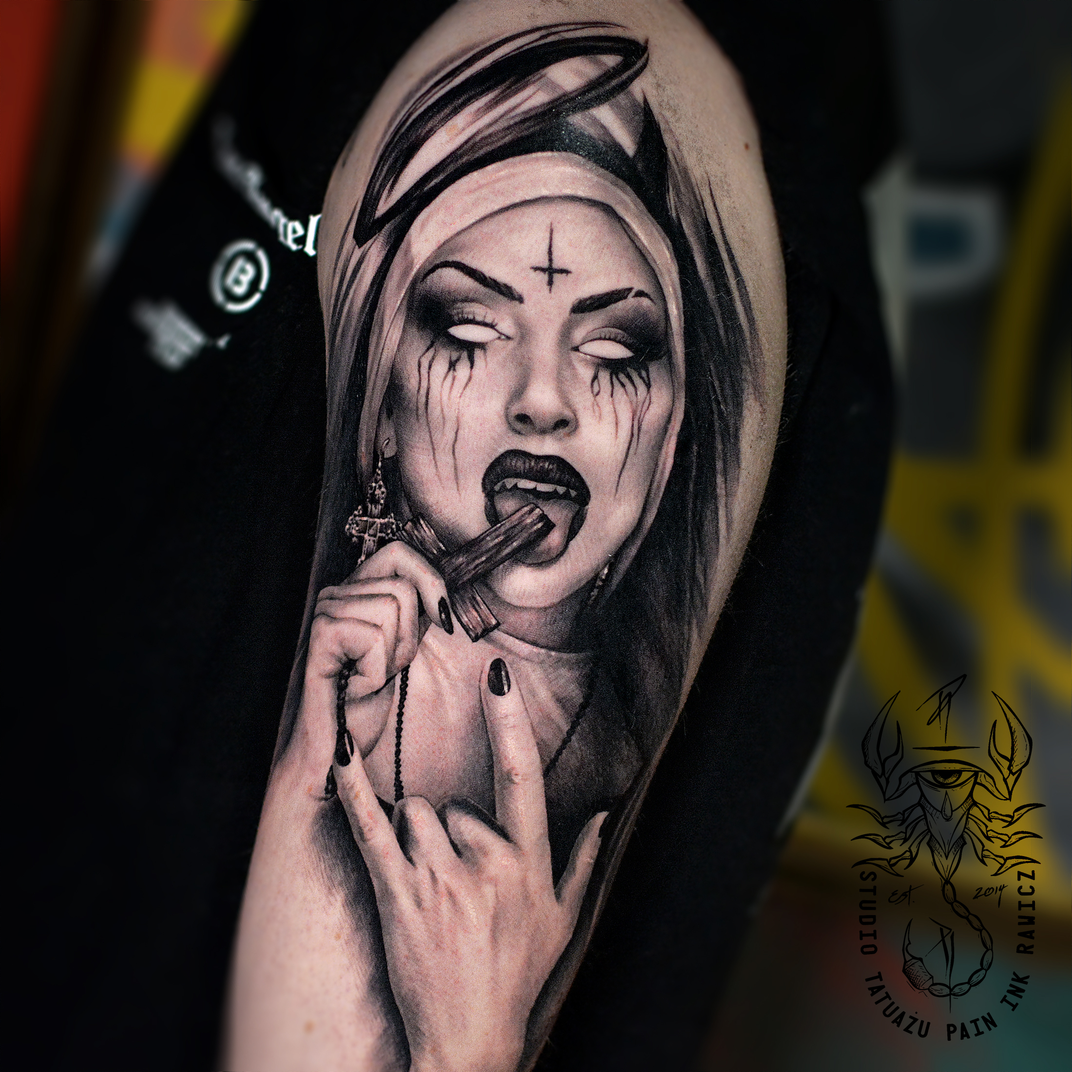 traditional nun tattoo